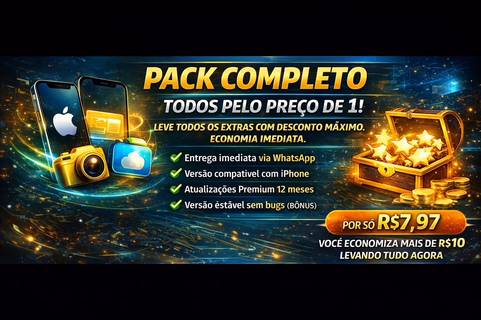 🔥 Pack Completo – Todos pelo preço de 1